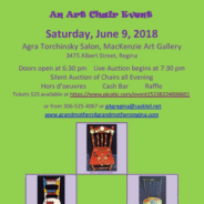 A Chair Affair – Saturday June 9, 2018 at the MacKenzie Art Gallery